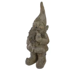 Northlight 17.75" Gray Standing Gnome Outdoor Garden Statue -Northlight GUEST dd21b5f6 bff9 46fd 93de cf1b5b2c914b