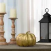 Northlight 7" Gold Crackled Fall Harvest Pumpkin Decoration -Northlight GUEST dd23b88c fda6 47df 8a27 3d3adbc5e3dc