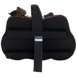 Northlight 10" Green And Orange Fall Harvest Wood Pumpkin -Northlight GUEST de082c88 d0b1 48a3 99cd bce6a45a044a