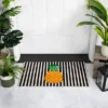 Northlight Ivory And Orange Pineapple Striped Natural Coir Outdoor Doormat 18" X 30" 2 Northlight Ivory And Orange Pineapple Striped Natural Coir Outdoor Doormat 18" X 30" -Northlight GUEST e0e03a76 dfec 4de3 978f 1549e9126ab1