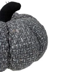 Northlight 7.5" Gray Knitted Fall Harvest Tabletop Pumpkin -Northlight GUEST e2eb83a2 0c91 4c6f 8f3c 81211784eb94