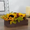 Northlight 10" Yellow And Brown Sunflowers And Leaves Fall Harvest Floral Arrangement 1 Northlight 10" Yellow And Brown Sunflowers And Leaves Fall Harvest Floral Arrangement -Northlight GUEST e6148c65 6b63 40e9 8f96 c144cdb9580d
