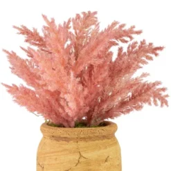 Northlight 12" Pink Cypress Artificial Plant In A Ceramic Pot -Northlight GUEST eae38bd7 885e 4c90 aaf9 f92f849556e7