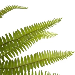 Northlight 12" Artificial Boston Fern Plant In Aztec Pattern Ceramic Pot -Northlight GUEST eb4d02ab f9be 43d5 a08d d1c27baaf534