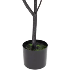 Northlight Real Touch™ Artificial Eucalyptus Tree In Black Pot 53" -Northlight GUEST ed724c33 4224 4a48 93f2 9b45dbc3cfa3