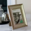Northlight 5" X 7" Champagne Gold Honeycomb Rectangular Photo Frame 10.25" -Northlight GUEST eeb0052f c007 49a5 8f59 084bcfb8589b