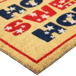 Northlight Red And Blue Americana Home Sweet Home Coir Outdoor Doormat 18" X 30" -Northlight GUEST f2e0b99a 5d37 4cb2 8a82 02a0ab590373
