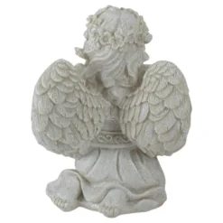 Northlight 6.75" Praying Angel With Cross Outdoor Garden Statue -Northlight GUEST f76ccea8 28d2 44a2 8e83 411be99d81f5