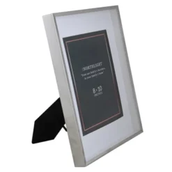 Northlight 14" Contemporary Rectangular 8" X 10" Photo Picture Frame - Silver And Clear -Northlight GUEST f9e88f51 f001 4c14 90c3 55a9b094f152