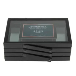 Northlight 20" Contemporary Collapsible Rectangular 4" X 6" Photo Picture Frame - Black -Northlight GUEST fbea3cd0 29b5 4838 bc3f f48c4390d890