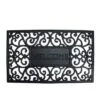 Northlight Black Scroll "Welcome" Door Mat 18" X 30" -Northlight GUEST fbef64e7 de26 4a26 9990 be224bfaa638