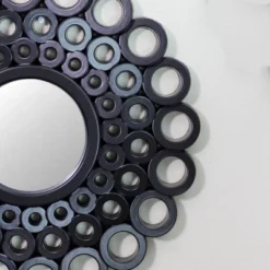 Northlight Set Of 3 Round Black Cascading Angular Orbs Mirrors 9.5" -Northlight GUEST fea3ec42 0bda 4f9c 830e fcda34ebc38a