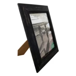 Northlight 13" Wide Black Rustic Picture Frame For 8" X 10" Photos -Northlight GUEST ffa6709e 7684 42ed 95bb ab5778cf3d5f